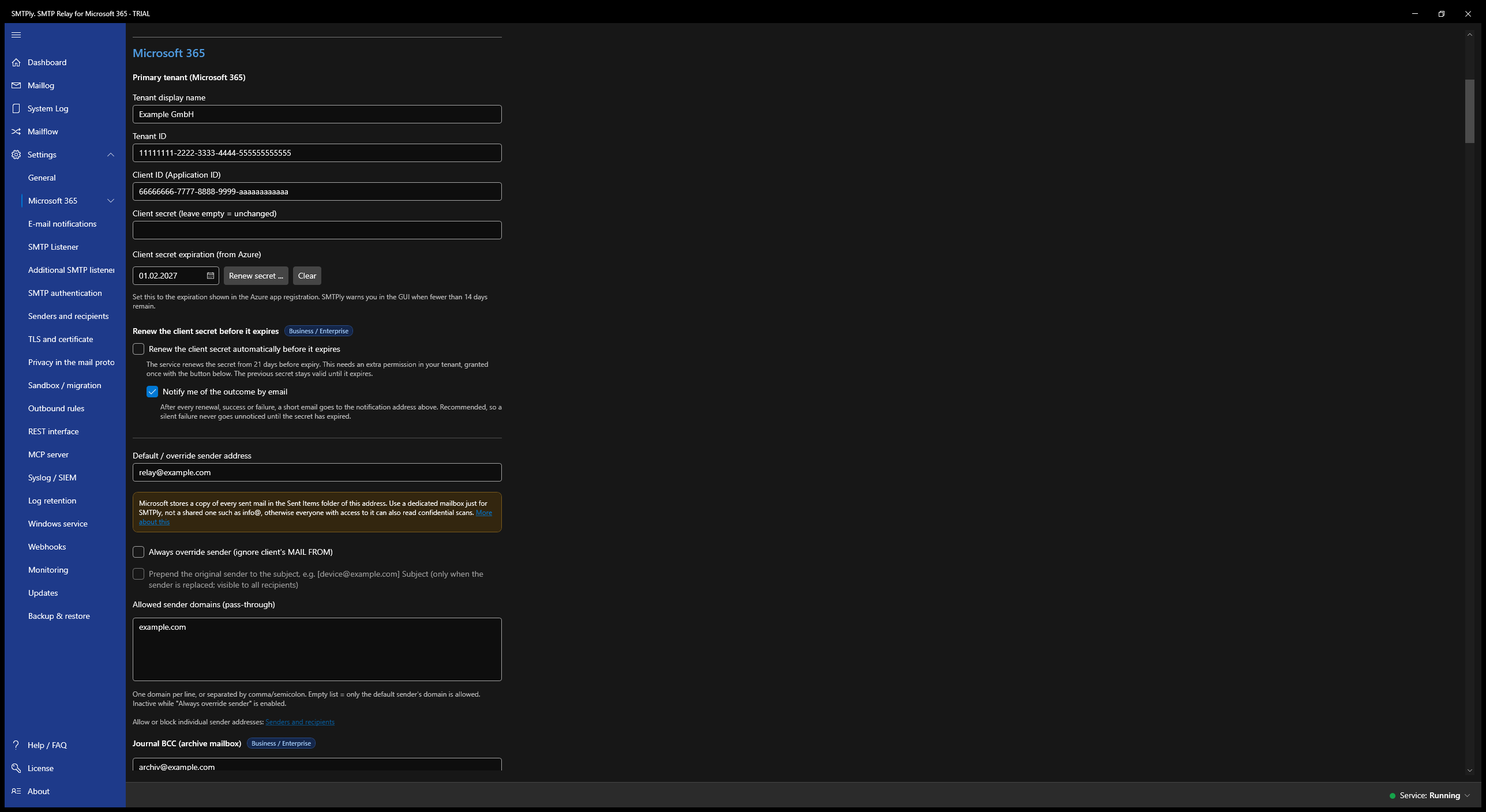 Settings – Microsoft 365