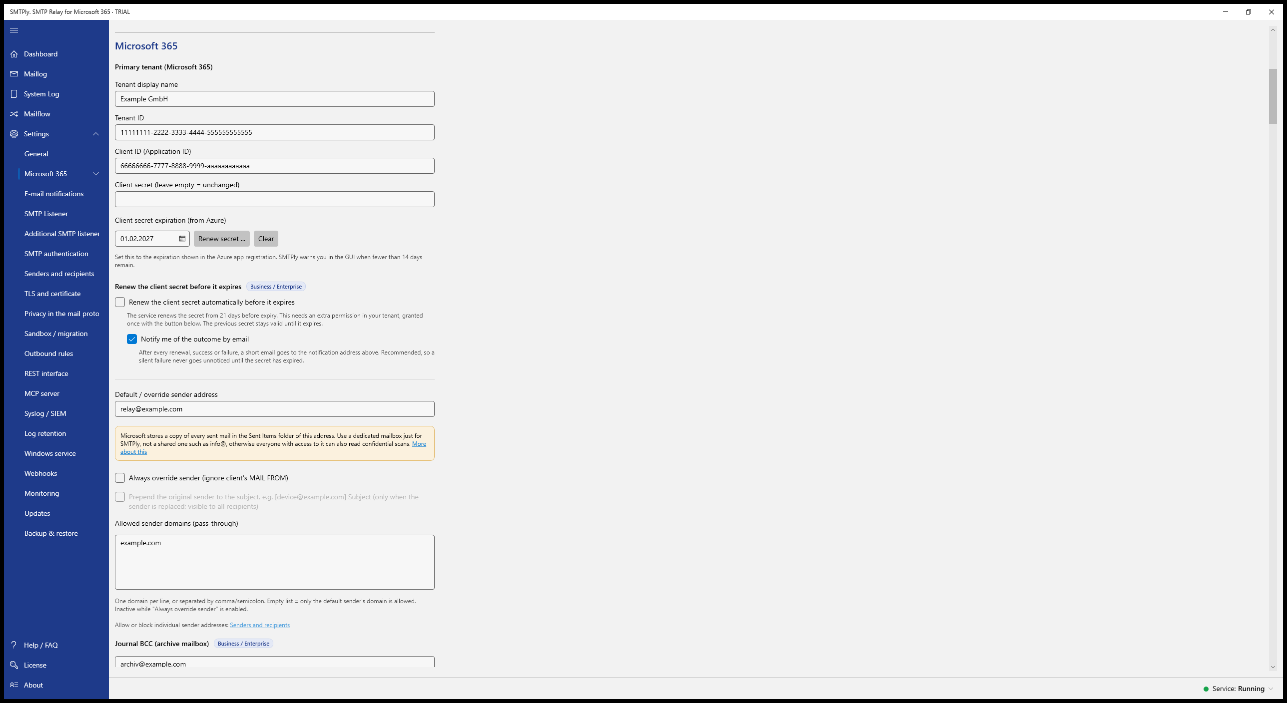 Settings – Microsoft 365
